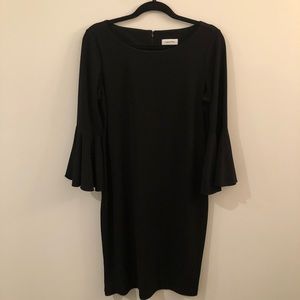 Calvin Klein Bell Sleeve LBD